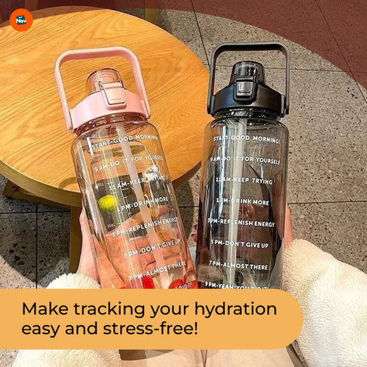 Fitness water bottle handle