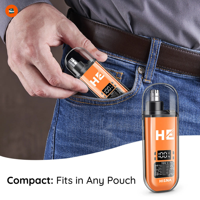 Portable nose and ear clipper