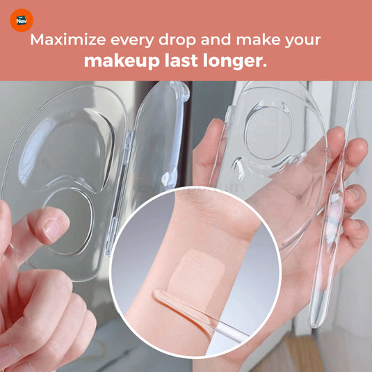 Customizable makeup mixing palette