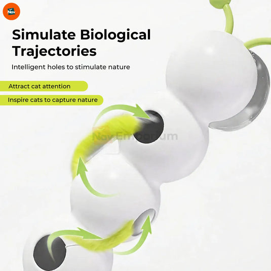 Interactive cat toy keeps cats active