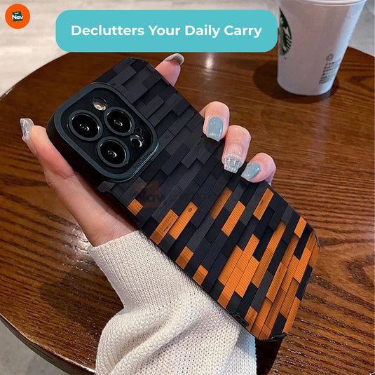 Raised-Edge Cartoon Phone Case