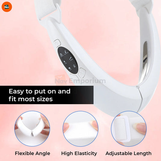 Microcurrent facial device reduces double chin visibly