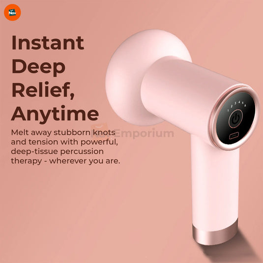 Benefit image portable massage gun wireless relief