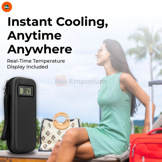 Benefit image highlighting 8-hour cooling with ice packs