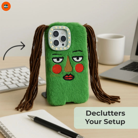 Winter warm plush phone case