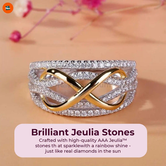 Infinity promise ring for women