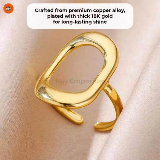 Gold Plated Rings for Women – Adjustable and Stackable
