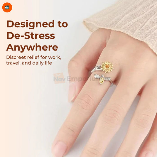 Smooth spinning mechanism for anxiety relief