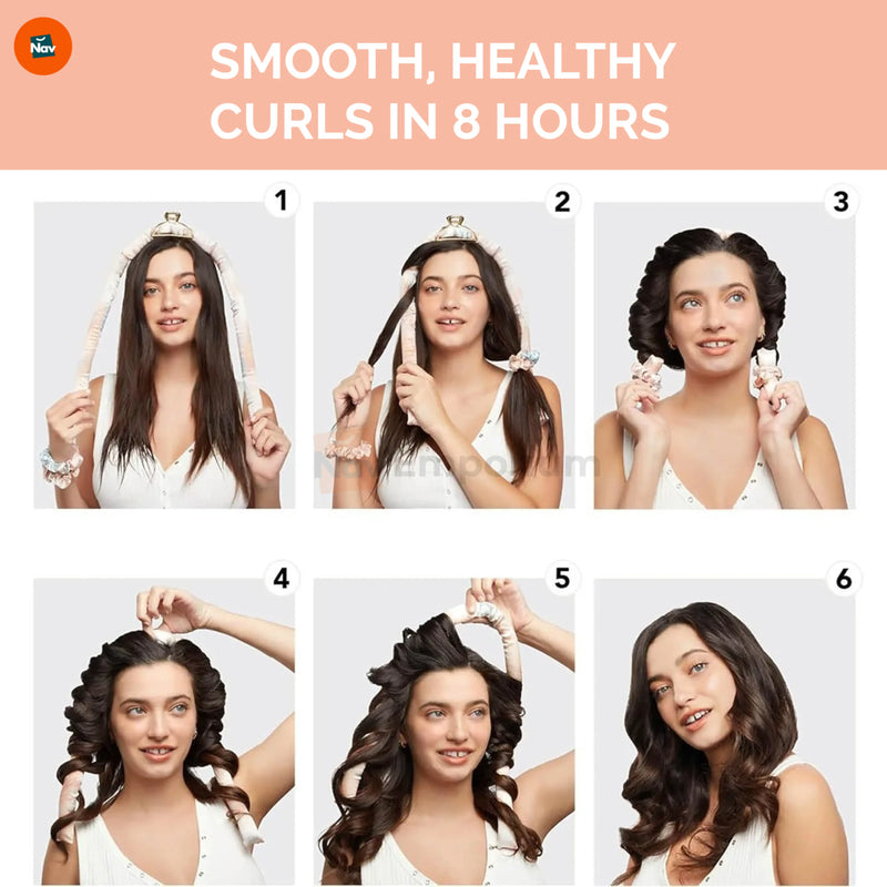 Overnight Curling Headband for No Heat Curls