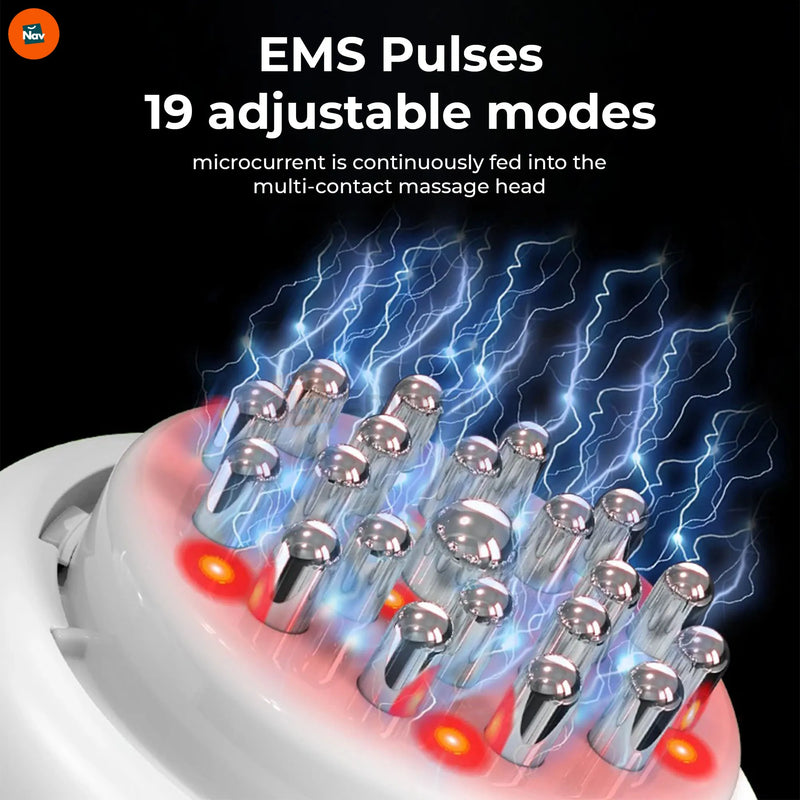 Benefit image highlights air compression leg massager