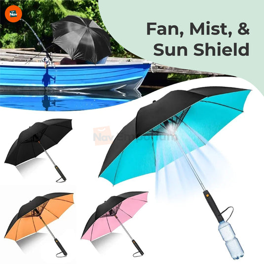 CoolMist Fan Umbrella