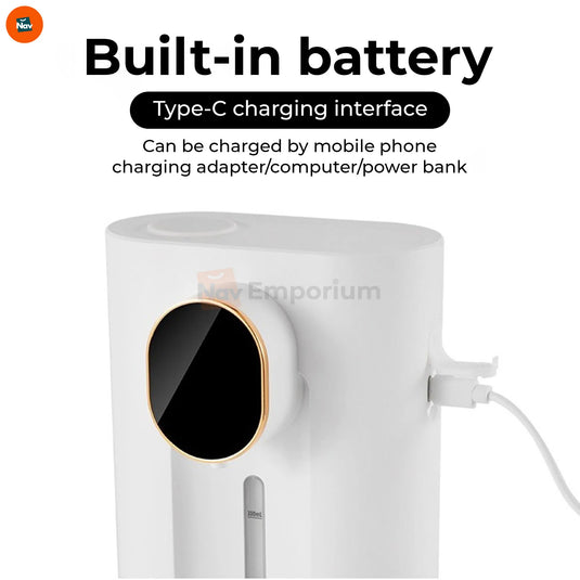 Feature image showing automatic mouthwash dispenser LED screen