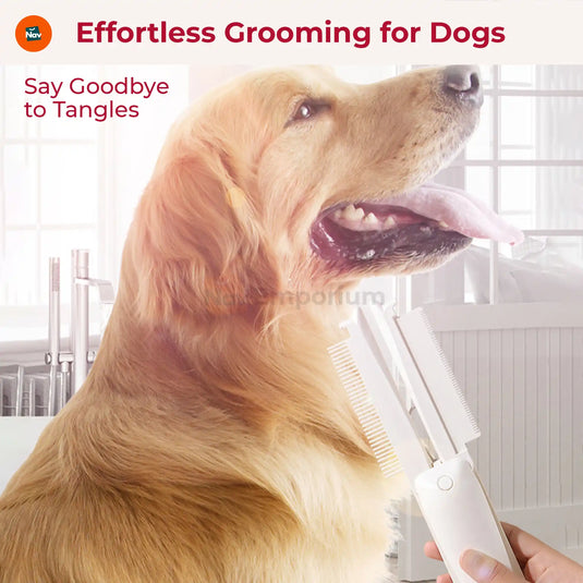 Ergonomic Pet Grooming Brush
