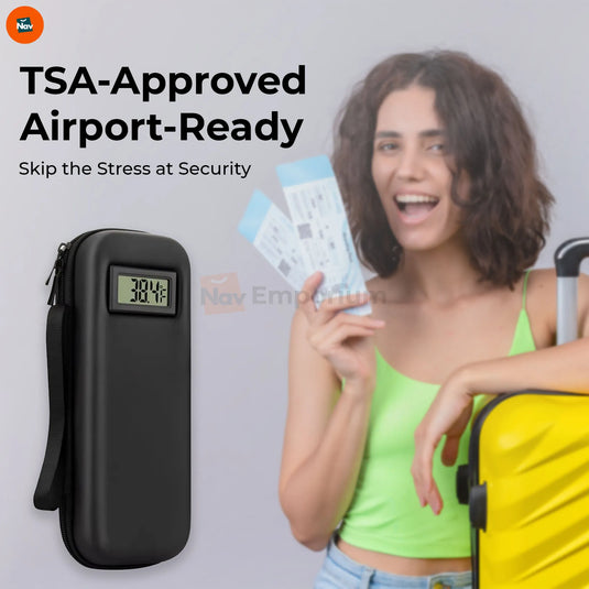 Feature image showing TSA approved medicine cooler badge
