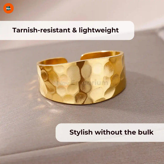 Midi Rings Set – Gold Plated Adjustable Stackable Rings