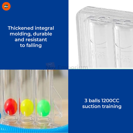 Feature image shows compact incentive spirometer design