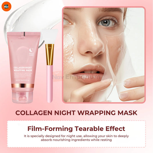 Collagen overnight mask gentle formula for sensitive skin