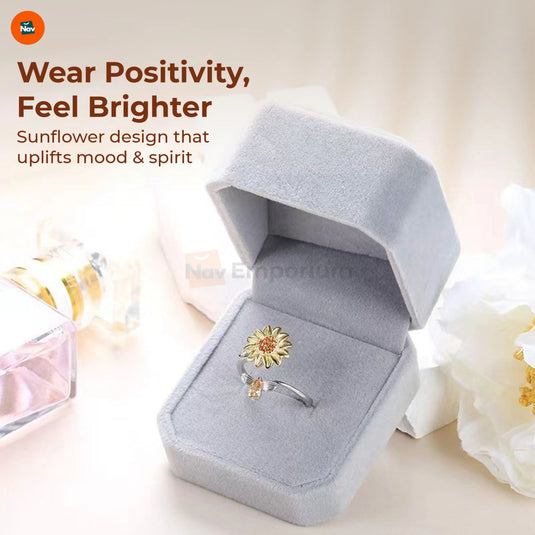 Stylish anxiety relief ring for daily wear