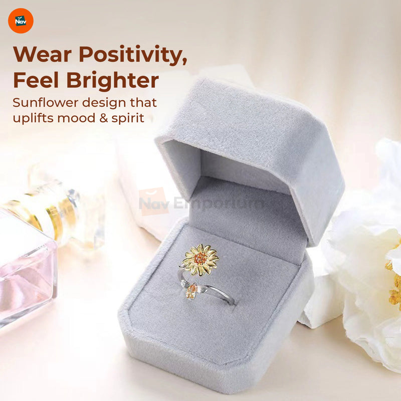 Stylish anxiety relief ring for daily wear