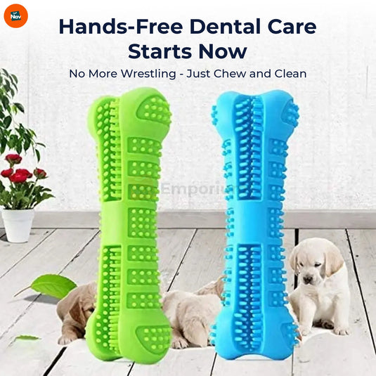 Feature image treat reservoir dog toothbrush chew toy