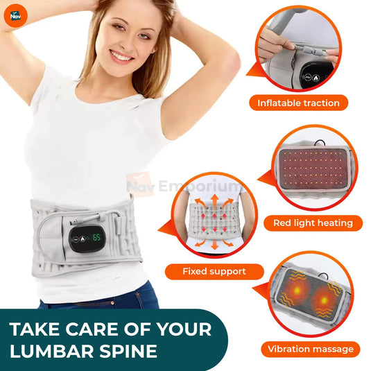 Feature image of ergonomic inflatable lumbar support structure