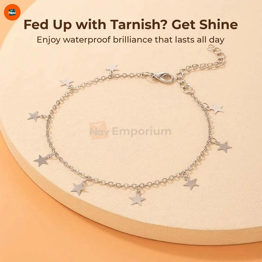 hypoallergenic gold plated anklet women2