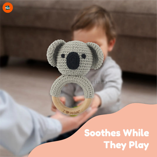 eco-friendly baby rattle toy