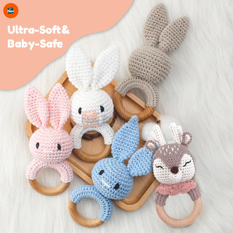 non-toxic baby wrist rattle