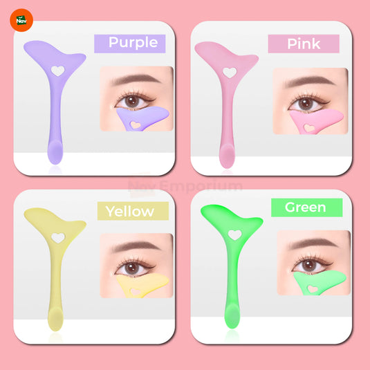 Easy winged eyeliner stencil