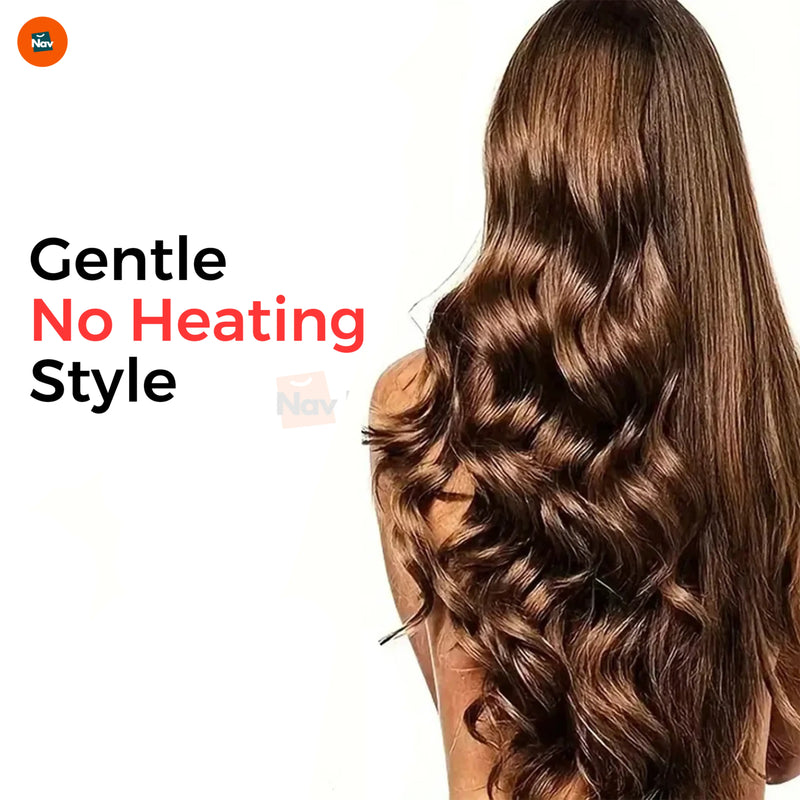 Comfortable Satin Curling Rod for All Hair Types