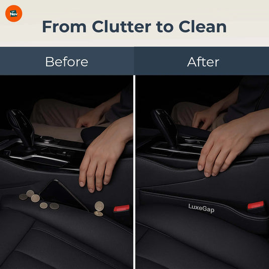 Car seat crevice filler brown