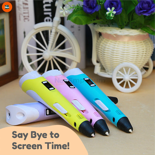 DoodleCraze 3D pen with colorful design