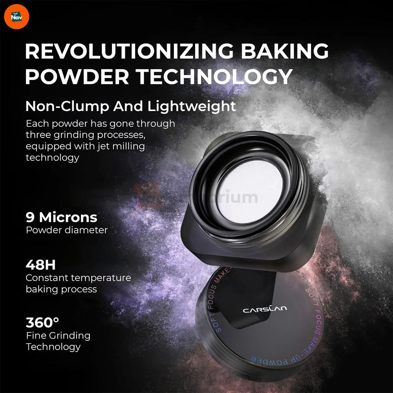 Oil control face setting powder