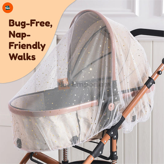 Universal fit mosquito net stroller