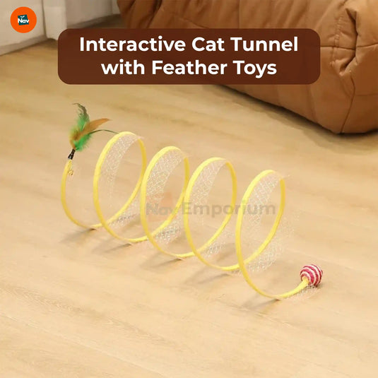 Durable collapsible cat tunnel