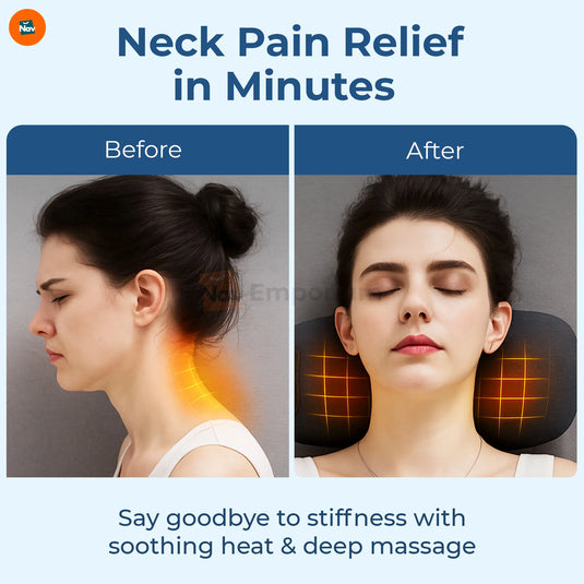 Memory foam neck support pillow