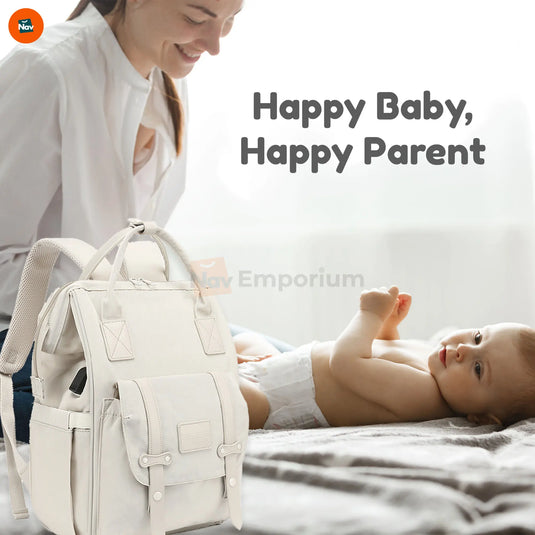 organized baby travel backpack