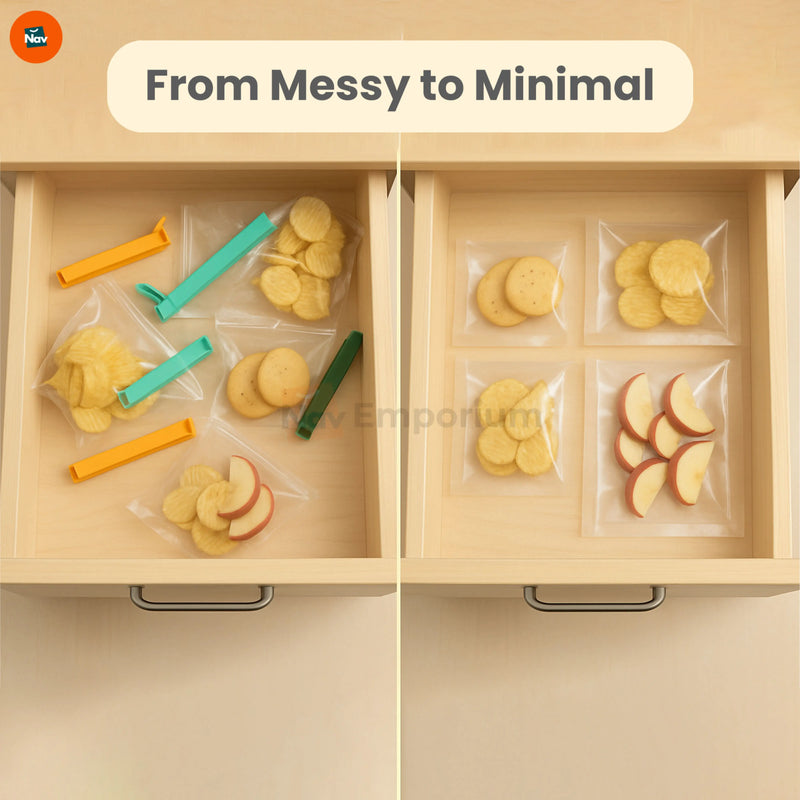 Compact snack bag resealer
