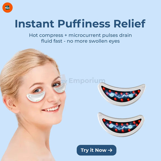 Compact wireless facial massager