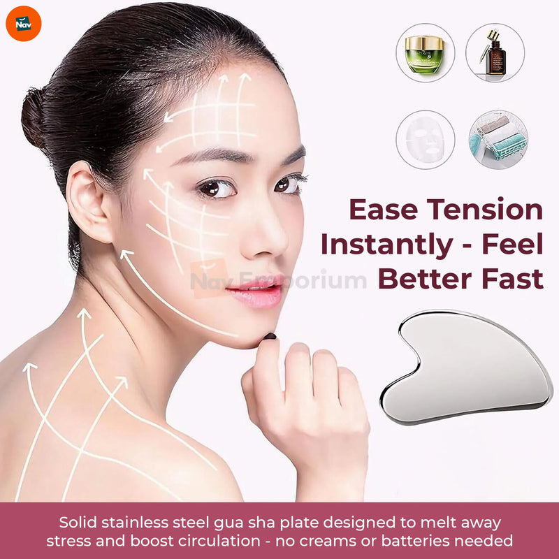 Benefit image of heart shape gua sha facial lift