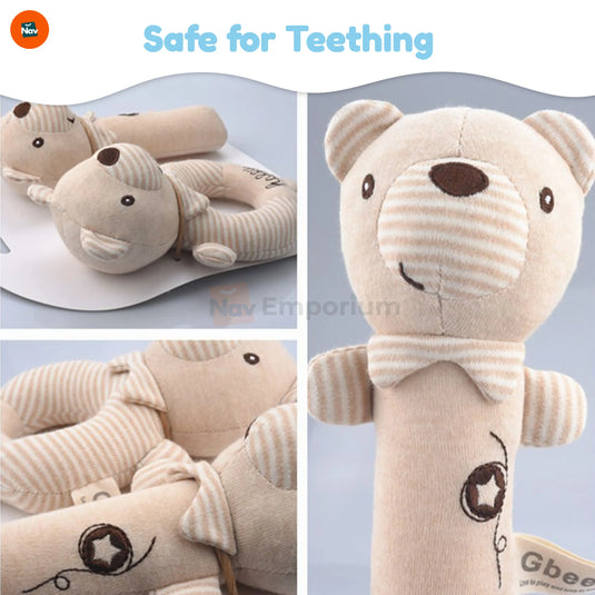 Handheld baby rattle for toddlers