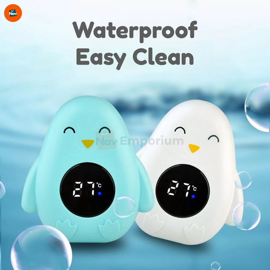 Baby bath water thermometer bunny white