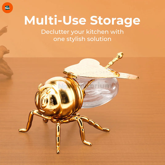 Bee-inspired kitchen decor jar