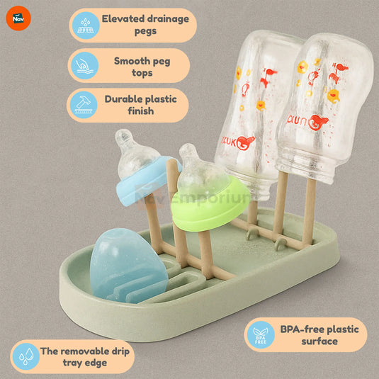 Vertical baby bottle organizer