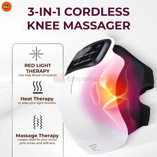 Vibration therapy knee device