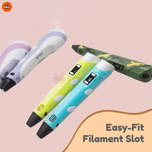 USB rechargeable 3D pen for kids