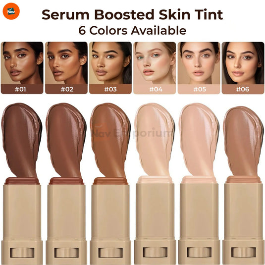 Skin tint foundation application