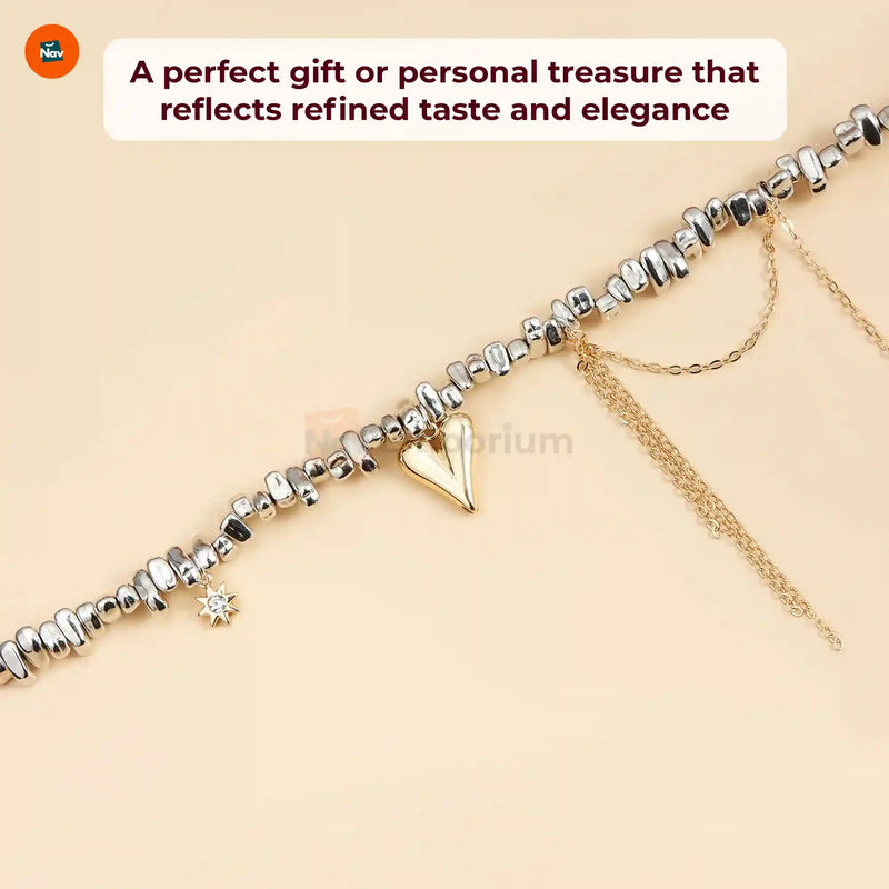Tarnish-resistant silver necklace