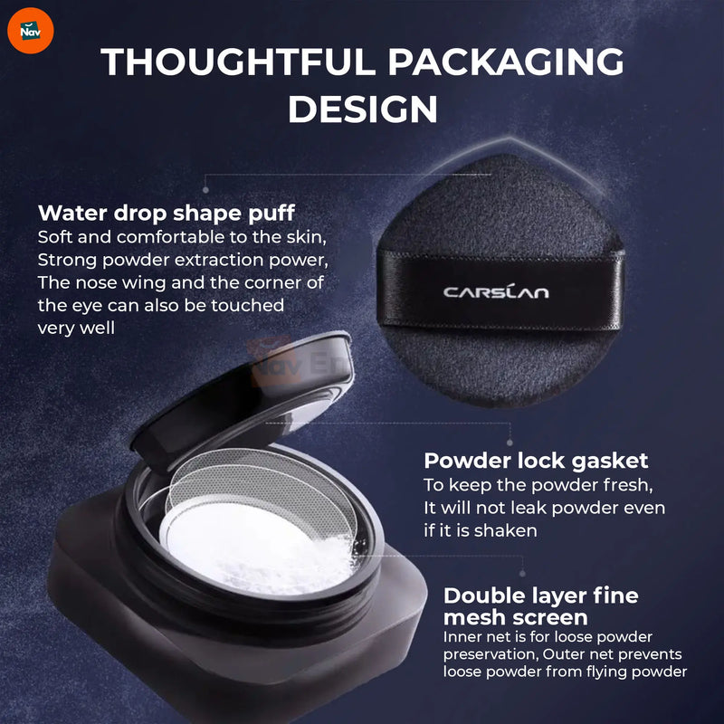Waterproof makeup setting powder