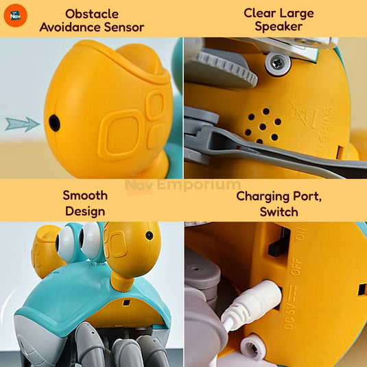 Baby chasing crab toy